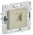 Розетка компьютерная RJ45 кат.5E SKANDY SK-K01B беж. IEK SK-K10-1-K10 - smartlife-ural.ru – Екатеринбург