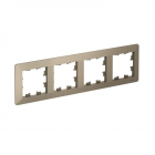 Рамка 4-м AtlasDesign Air шампань/дым. черн. SE ATN220504 - smartlife-ural.ru – Екатеринбург