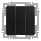 Выключатель 3-кл. СП Accent 6-106-05 10А IP20 250В AL/CU антрацит Intro Б0063540 - smartlife-ural.ru – Екатеринбург