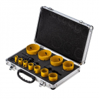 Набор коронок Bimetal (14 20 22 25 30 35 40 51 60 64 67) 16 предметов метал. кейс Kranz KR-92-0203-1 - smartlife-ural.ru – Екатеринбург