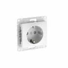 Розетка Glossa 16А с заземл. защ. шторки быстрозажим. клем. механизм бел. SE GSL000145S - smartlife-ural.ru – Екатеринбург
