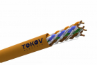 Кабель витая пара U/UTP 4х2х24AWG(0.48мм) кат.5E LSZH Fluke tested (м) TOKOV ELECTRIC TKE-C10-U/UTP-42-5E-305-LSZH - smartlife-ural.ru – Екатеринбург