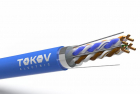 Кабель витая пара F/UTP 4х2х23AWG(0.57мм) кат.6 PVC indoor Fluked tested 305м (м) PRO TOKOV ELECTRIC TKP-C08-F/UTP-42-6-305 - smartlife-ural.ru – Екатеринбург