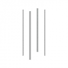 Стойки вертикальные для шкафов nCQE высотой 2200мм 4шт RAL7035 DKC R5NKMN22 - smartlife-ural.ru – Екатеринбург