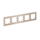 Рамка 5-м AtlasDesign Air песочн./дым. бел. SE ATN221205 - smartlife-ural.ru – Екатеринбург