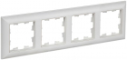 Рамка 4-м BRITE РУ-4-БрАБ арктич. бел./бел. IEK BR-M42-12-K91 - smartlife-ural.ru – Екатеринбург