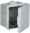 Коробка распаячная КМ ОП 65х65х50мм IP54 откидная крышка 4 гермоввода (7035) GENERICA UKO31-065-065-050-K03-54 - smartlife-ural.ru – Екатеринбург