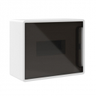 Щиток настенный Фрейм (FRAME) 8 мод. с тонированной дверцей с 2 шинами PEN на 6 и 8 отверст. бел. DKC F08W1WD - smartlife-ural.ru – Екатеринбург