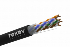 Кабель витая пара U/UTP 4х2х24AWG (0.48мм) кат.5E PE Fluke tested (м) TOKOV ELECTRIC TKE-C05-U/UTP-42-5E-305-OD - smartlife-ural.ru – Екатеринбург