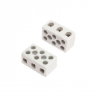 Клемма керамическая винтовая 10кв.мм 3 пары контактов с крепежным отверстием (уп.84шт) Rexant 07-6226 - smartlife-ural.ru – Екатеринбург