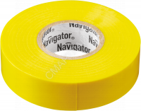 Изолента ПВХ 19мм (рул.20м) желт. NIT-A19-20/Y Navigator 71112 - Интернет-магазин СМАРТЛАЙФ