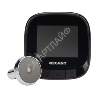 Видеоглазок дверной DV-111 с цветным LCD-дисплеем 2.4дюйм и функцией записи фото Rexant 45-1111 - Интернет-магазин СМАРТЛАЙФ