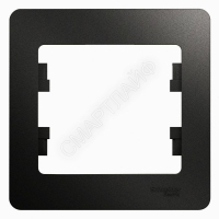 Рамка 1-м Glossa антрацит SE GSL000701 - smartlife-ural.ru – Екатеринбург