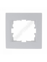 Рамка 1-м Karina горизонт. бел. LEZARD 707-0200-146 - smartlife-ural.ru – Екатеринбург