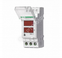 Указатель напряжения и тока WU-1 (однофазный; 0.5-63А 24-250В 40-60Гц 2 модуля; монтаж на DIN-рейке) F&F EA04.011.007 - Интернет-магазин СМАРТЛАЙФ