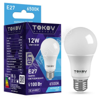 Лампа светодиодная 12Вт А60 6500К Е27 176-264В TOKOV ELECTRIC TKE-A60-E27-12-6.5K - smartlife-ural.ru – Екатеринбург