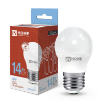 Лампа светодиодная LED-ШАР-VC 14Вт 230В E27 6500К 1330лм IN HOME 4690612047836 - smartlife-ural.ru – Екатеринбург