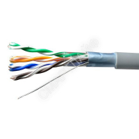 Кабель витая пара F/UTP кат.5E 4х2х24AWG solid Cu PVC Standard сер. (м) SUPRLAN 01-1031-1 - Интернет-магазин СМАРТЛАЙФ