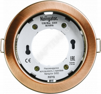 Светильник точечный 71 282 NGX-R1-006-GX53 IP20 черн. медь Navigator 71282 - Интернет-магазин СМАРТЛАЙФ