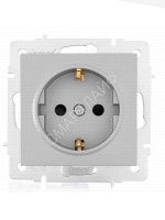 Розетка 1-м СП Vesna с заземл. защ. шторки ПБТ механизм платина LEZARD 742-3588-124B - smartlife-ural.ru – Екатеринбург