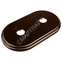 Рамка 2-м R пластик корич. Bironi RF1-620-22 - smartlife-ural.ru – Екатеринбург