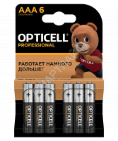 Элемент питания алкалиновый AAA/LR03 (блист. 6шт) Professional Opticell 5052004 - smartlife-ural.ru – Екатеринбург