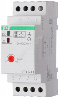 Реле контроля фаз для сетей с изолированной нейтралью CKF-11 (монтаж на DIN-рейке 35мм; регулировка задержки отключения; контроль чередования фаз; 3х400В 8А 1Z 1R IP20)(аналог ЕЛ-11Е) F&F EA04.004.003 - Интернет-магазин СМАРТЛАЙФ