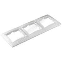 Рамка 3-м СП Севиль горизонт. бел. UNIVersal С0045 - smartlife-ural.ru – Екатеринбург