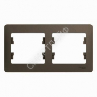 Рамка 2-м Glossa горизонт. шоколад SE GSL000802 - smartlife-ural.ru – Екатеринбург