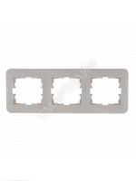 Рамка 3-м Karina Life горизонт. крем. LEZARD 708-0300-148 - smartlife-ural.ru – Екатеринбург