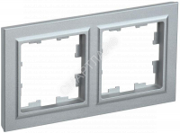 Рамка 2-м BRITE РУ-2-БрА алюм. IEK BR-M22-K47 - smartlife-ural.ru – Екатеринбург