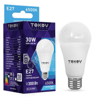 Лампа светодиодная 30Вт А70 6500К Е27 176-264В TOKOV ELECTRIC TKE-A70-E27-30-6.5K - smartlife-ural.ru – Екатеринбург