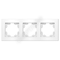 Рамка 3-м Афина универс. бел. Universal A0045 - smartlife-ural.ru – Екатеринбург
