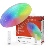 Светильник светодиодный COMFORT FROST-RGB 75Вт 230В 3000-6500К 4400лм 495х85мм с пультом ДУ IN HOME 4690612044644 - smartlife-ural.ru – Екатеринбург