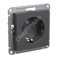 Розетка AtlasDesign 16А с заземл. защ. шторки механизм базальт SE ATN001445 - smartlife-ural.ru – Екатеринбург