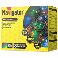 Гирлянда светодиодная 14 020 NGF-S01-100RGBY-10-11.5m-230-C8-G-IP20 Navigator 14020 - smartlife-ural.ru – Екатеринбург