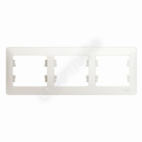 Рамка 3-м Glossa горизонт. перламутр SE GSL000603 - smartlife-ural.ru – Екатеринбург