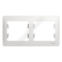 Рамка 2-м Glossa горизонт. бел. SE GSL000102 - smartlife-ural.ru – Екатеринбург