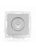 Розетка телефонная СП Vesna евро стандарт механизм платина LEZARD 742-3588-137 - smartlife-ural.ru – Екатеринбург