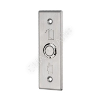 Кнопка "Выход" металлическая с синей подсветкой SB-60 врезного типа SECURIC 45-0961 - Интернет-магазин СМАРТЛАЙФ