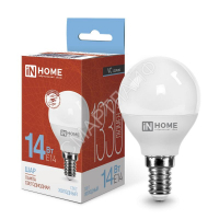 Лампа светодиодная LED-ШАР-VC 14Вт 230В E14 6500К 1330лм IN HOME 4690612047850 - smartlife-ural.ru – Екатеринбург