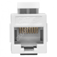 Адаптер проходной Keystone RJ45-RJ45 кат.5E неэкранир. TERACOM бел. EKF TRC-INLC-KSTN-5EUTP-WH - Интернет-магазин СМАРТЛАЙФ