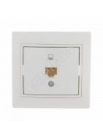 Розетка компьютерная 1-м СП Mira RJ45 бел./бел. LEZARD 701-0202-139 - smartlife-ural.ru – Екатеринбург