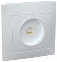 Розетка компьютерная 1-м СП Кварта РК10-КБ IP20 бел. GENERICA EKK10-K01-DM - smartlife-ural.ru – Екатеринбург