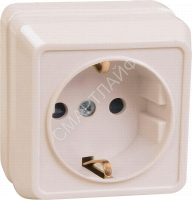 Розетка 1-м ОП Октава РС20-3-ОКм 16А IP20 с заземл. крем. GENERICA ERO11-K33-16-DC - smartlife-ural.ru – Екатеринбург