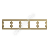 Рамка 5-м Glossa горизонт. титан SE GSL000405 - smartlife-ural.ru – Екатеринбург