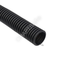 Труба гофрированная ПНД d25мм с протяжкой черн. (уп.50м) Rexant 28-0025-3 - smartlife-ural.ru – Екатеринбург