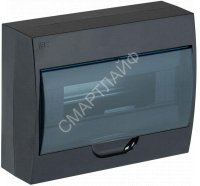Корпус навесной ЩРН-П-12 Krepta 3 IP41 пластик. черн. IEK MKP12-N-12-41-K02 - smartlife-ural.ru – Екатеринбург