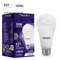 Лампа светодиодная 30Вт А70 4000К Е27 176-264В TOKOV ELECTRIC TKE-A70-E27-30-4K - smartlife-ural.ru – Екатеринбург