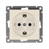 Розетка 1-м СП Афина 16А IP20 с заземл. механизм сл. кость (ivory) Universal A0028-I - smartlife-ural.ru – Екатеринбург